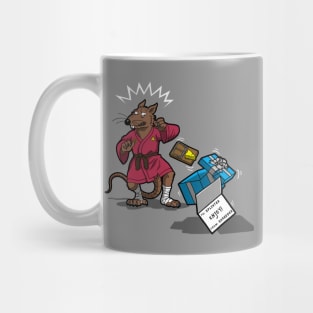 Funny Death Threat Gift Rat Master Cartoon Mug